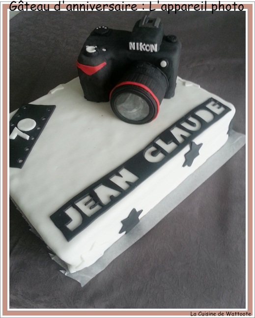 gâteau appareil photo