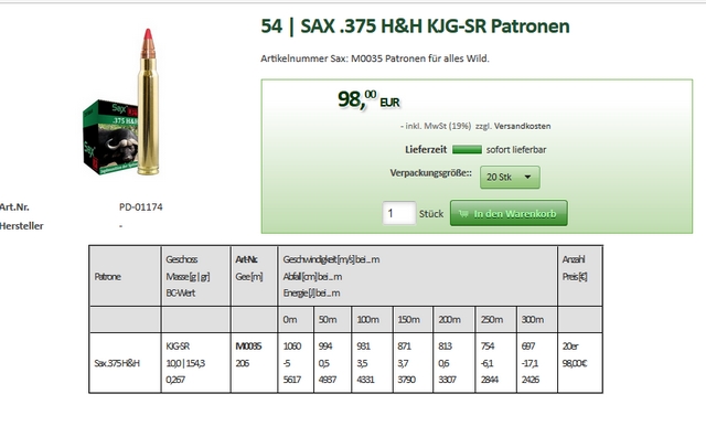 munition SAX 9,3x74R balle 10grammes V0 951 m/s - Page 2 170111075129467946